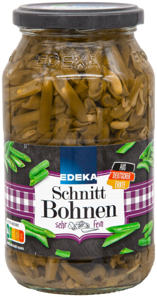 EDEKA Schnittbohnen sehr fein 530g foodpipe [Lebensmittel-Lieferservice Rostock]