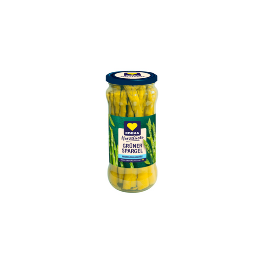 EDEKA Spargel Stangen grün 330g foodpipe [Lebensmittel-Lieferservice Rostock]