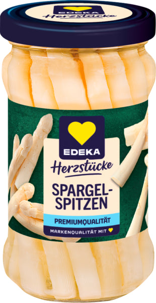 EDEKA Spargelspitzen weiß geschält 280g foodpipe [Lebensmittel-Lieferservice Rostock]