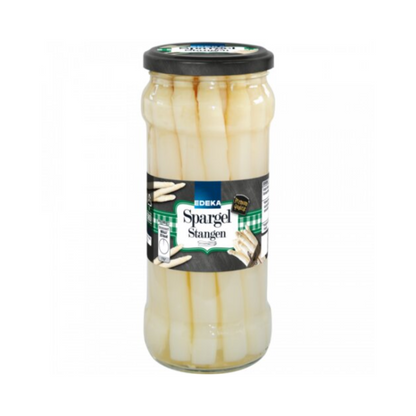 EDEKA Spargelstangen weiß geschält 530g foodpipe [Lebensmittel-Lieferservice Rostock]