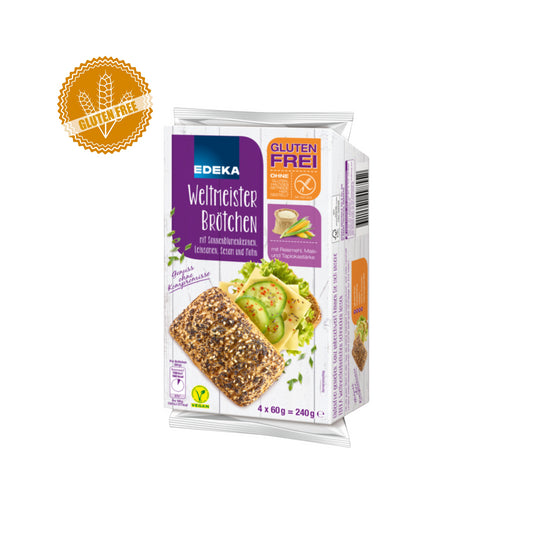 EDEKA Weltmeisterbrötchen glutenfrei 240g foodpipe [Lebensmittel-Lieferservice Rostock]