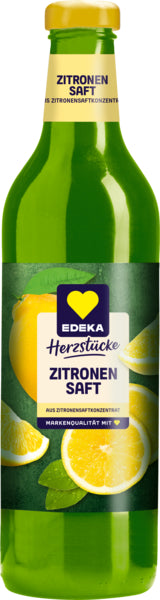 EDEKA Zitronensaft aus Zitronensaftkonzentrat 750ml foodpipe [Lebensmittel-Lieferservice Rostock]