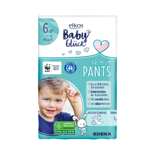 EDEKA elkos Baby Glück Pants Gr.6 XL 18ST foodpipe [Lebensmittel-Lieferservice Rostock]