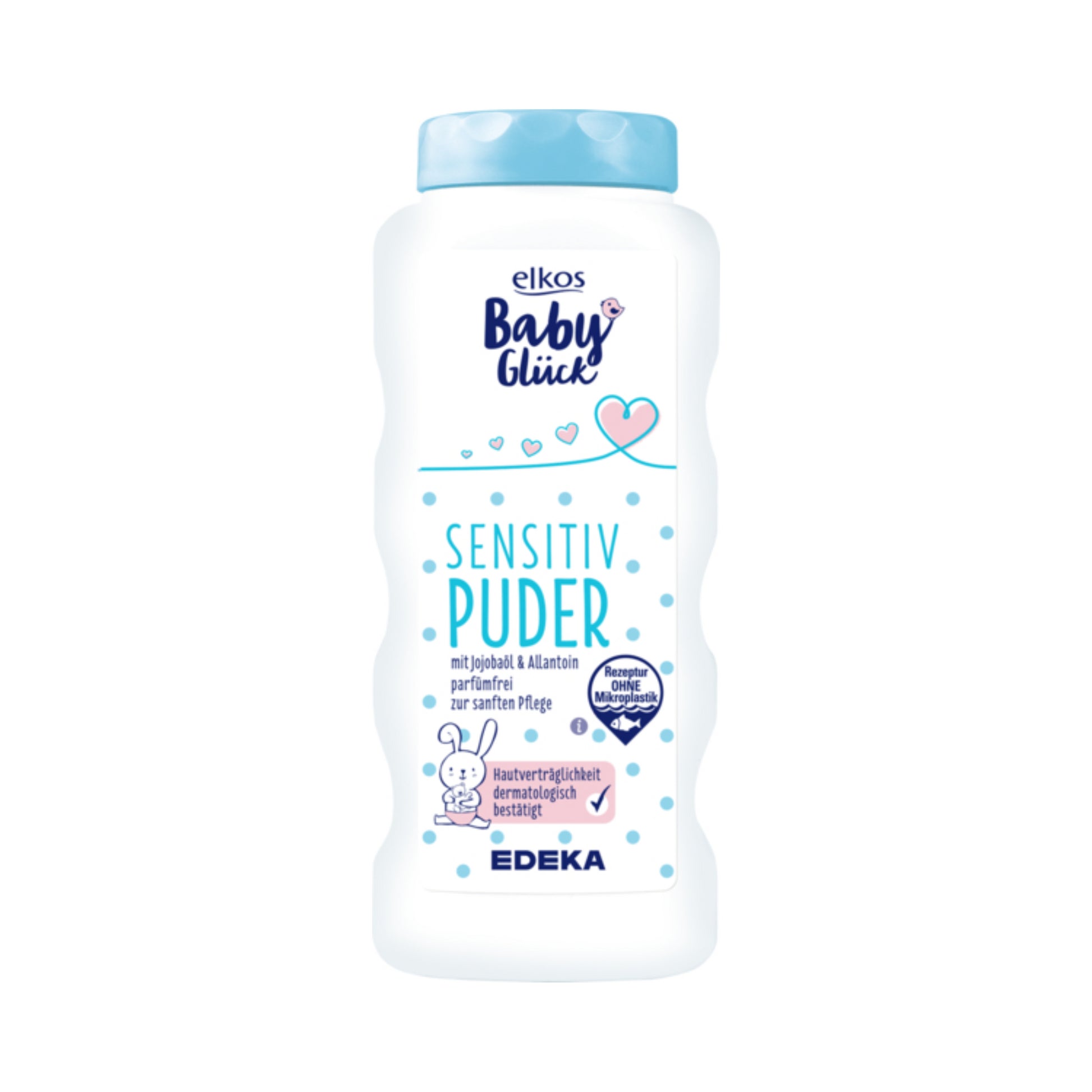 EDEKA elkos Babyglück Babypuder Sensitiv 100g foodpipe [Lebensmittel-Lieferservice Rostock]