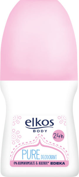 EDEKA elkos Deo Roll-On Pure 50ml foodpipe [Lebensmittel-Lieferservice Rostock]