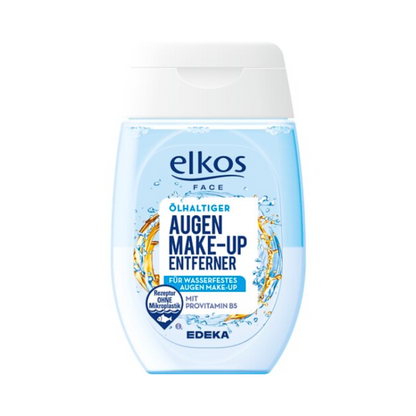 EDEKA elkos FACE Augen Make-up Entferner wasserfest ölhaltig 100ml foodpipe [Lebensmittel-Lieferservice Rostock]