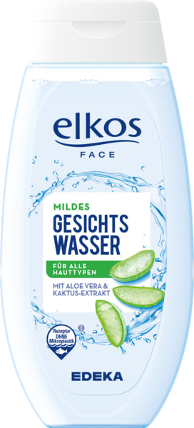 EDEKA elkos FACE Gesichtswasser Aloe Vera 250ml foodpipe [Lebensmittel-Lieferservice Rostock]