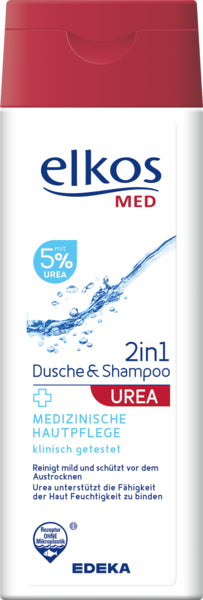 EDEKA elkos MED Duschgel&Shampoo 300ml foodpipe [Lebensmittel-Lieferservice Rostock]