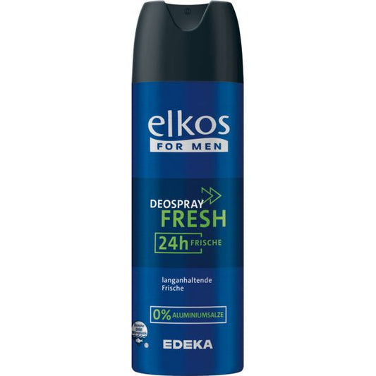 EDEKA elkos Men Deospray Fresh 200ml foodpipe [Lebensmittel-Lieferservice Rostock]