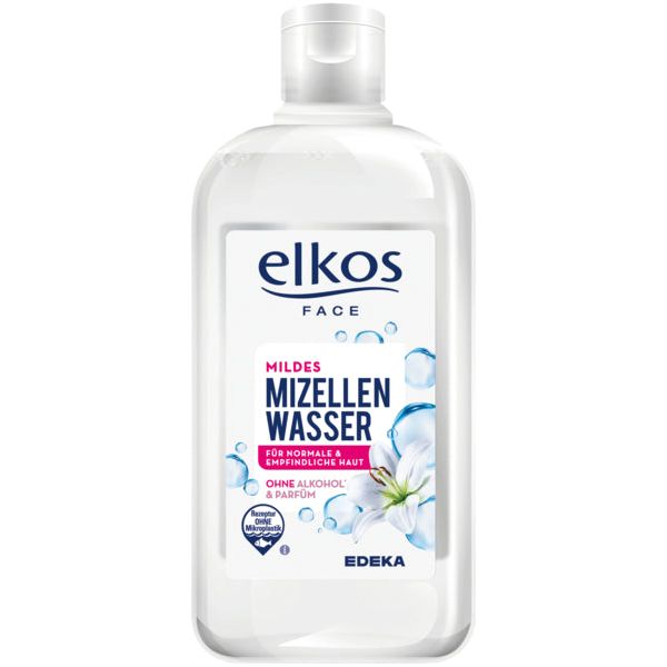 EDEKA elkos Mizellenwasser 400ml foodpipe [Lebensmittel-Lieferservice Rostock]