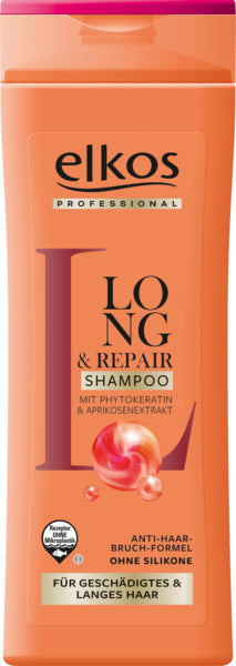 EDEKA elkos Professional Shampoo Long&Repair 300ml foodpipe [Lebensmittel-Lieferservice Rostock]