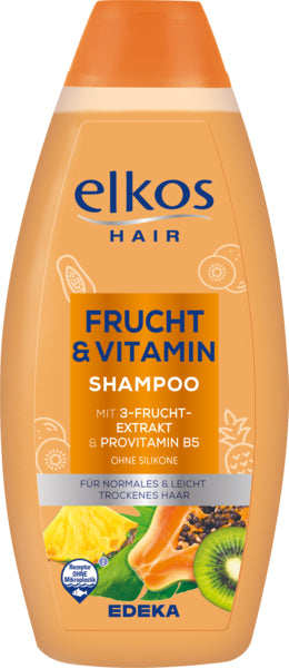 EDEKA elkos Shampoo Frucht&Vitamin 500ml foodpipe [Lebensmittel-Lieferservice Rostock]