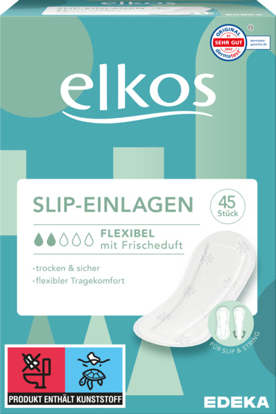 EDEKA elkos Slipeinlagen Flexibel mit Frischeduft 45ST foodpipe [Lebensmittel-Lieferservice Rostock]