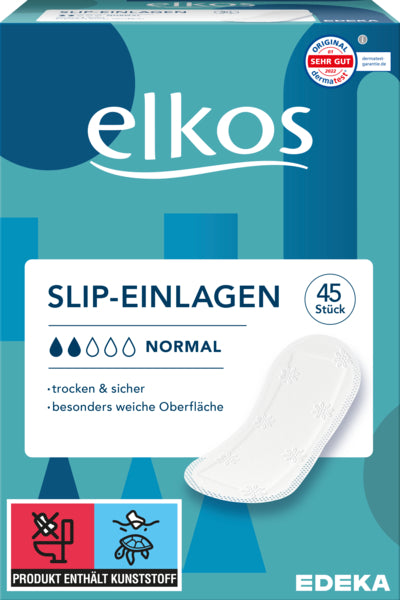 EDEKA elkos Slipeinlagen Normal 45ST foodpipe [Lebensmittel-Lieferservice Rostock]