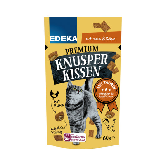 EDEKA gefüllte Knusperkissen Geflügel&Käse 60g foodpipe [Lebensmittel-Lieferservice Rostock]