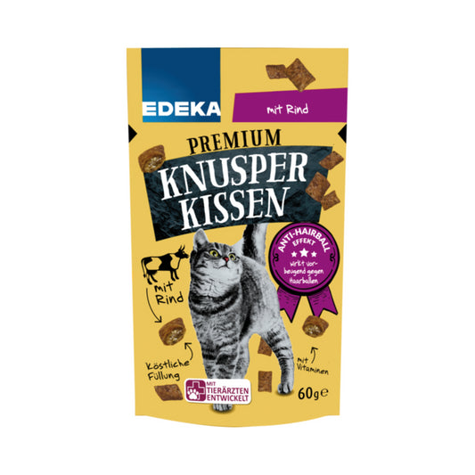 EDEKA gefüllte Knusperkissen Rind&Malz 60g foodpipe [Lebensmittel-Lieferservice Rostock]