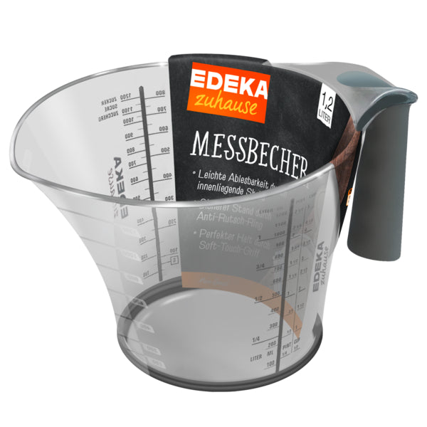 EDEKA zuhause Messbecher 1,2l foodpipe [Lebensmittel-Lieferservice Rostock]