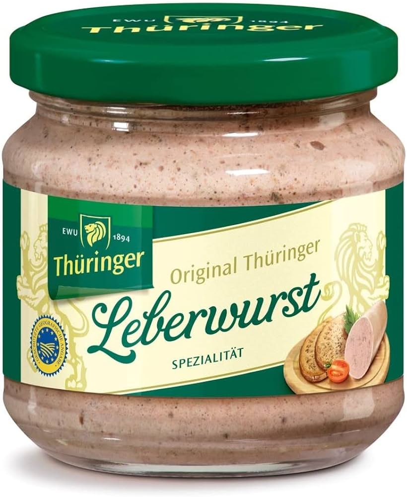 EWU Thüringer Original Leberwurst 160g foodpipe [Lebensmittel-Lieferservice Rostock]