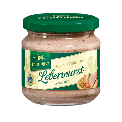 EWU Thüringer Original Leberwurst 160g foodpipe [Lebensmittel-Lieferservice Rostock]