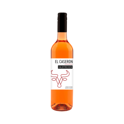 El Caseron Rosado Wein aus Spanien halbtrocken 0,75l foodpipe [Lebensmittel-Lieferservice Rostock]