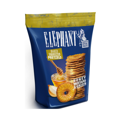 Elephant Pretzels Honig-Senf-Zwiebel 70g foodpipe Rostock [Lebensmittel-Lieferservice Rostock]