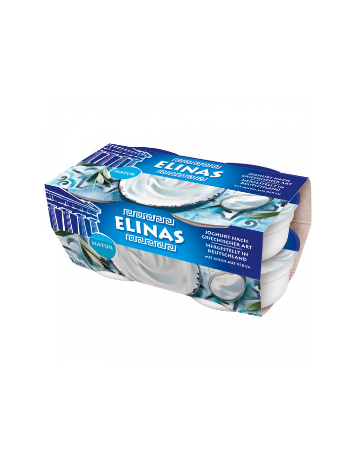 Elinas Joghurt Natur 9,4% 4x150g foodpipe [Lebensmittel-Lieferservice Rostock]