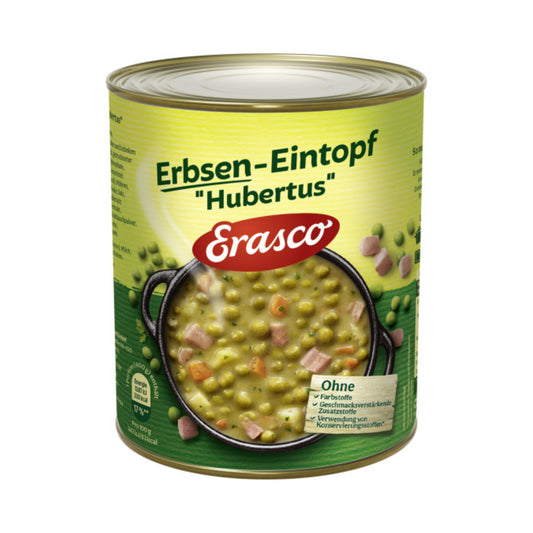 Erasco Erbseneintopf Hubertus 800g foodpipe [Lebensmittel-Lieferservice Rostock]