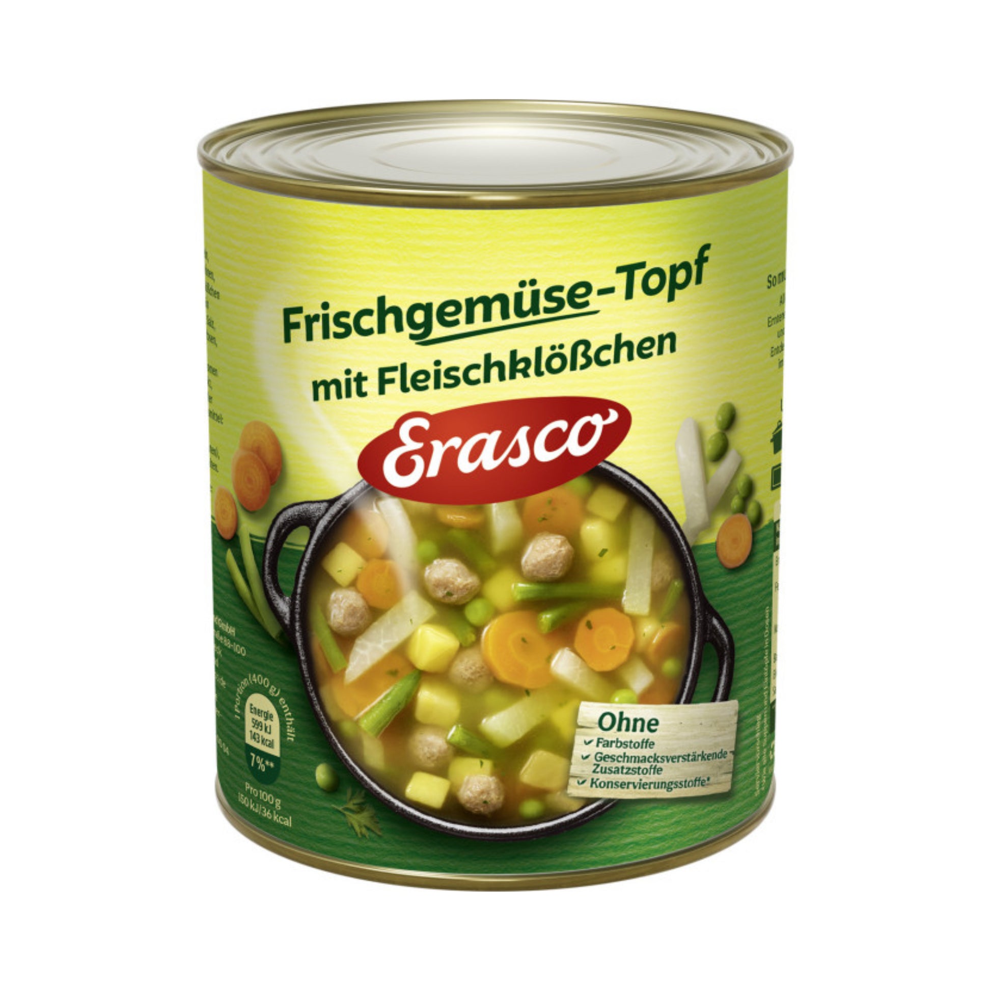 Erasco Frischgemüsetopf 800g foodpipe [Lebensmittel-Lieferservice Rostock]