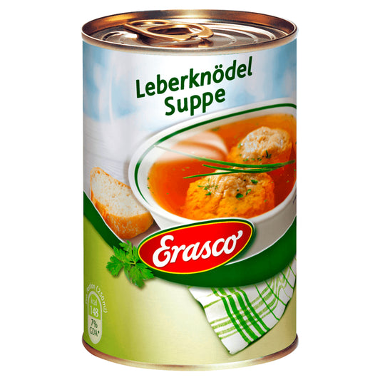 Erasco Herzhafte Leberknödel Suppe 395ml foodpipe [Lebensmittel-Lieferservice Rostock]