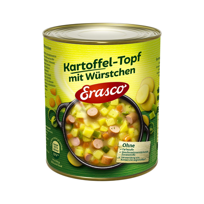 Erasco Kartoffeltopf mit Würstchen 800g foodpipe [Lebensmittel-Lieferservice Rostock]