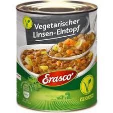 Erasco Linsentopf vegetarisch 800g foodpipe [Lebensmittel-Lieferservice Rostock]
