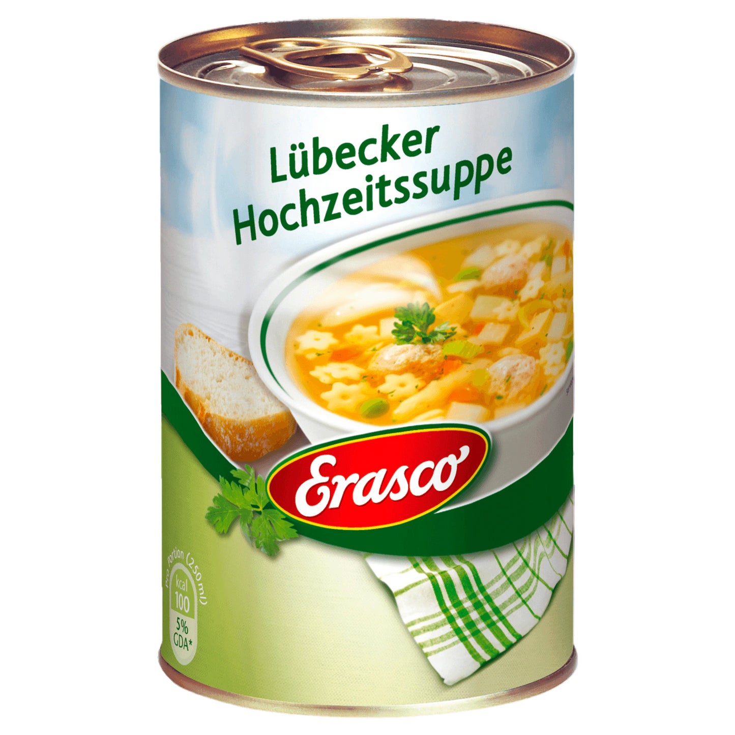 Erasco Lübecker Hochzeitssuppe 390ml foodpipe [Lebensmittel-Lieferservice Rostock]