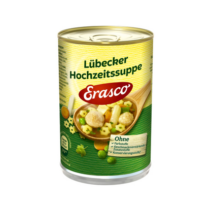 Erasco Lübecker Hochzeitssuppe 390ml foodpipe [Lebensmittel-Lieferservice Rostock]