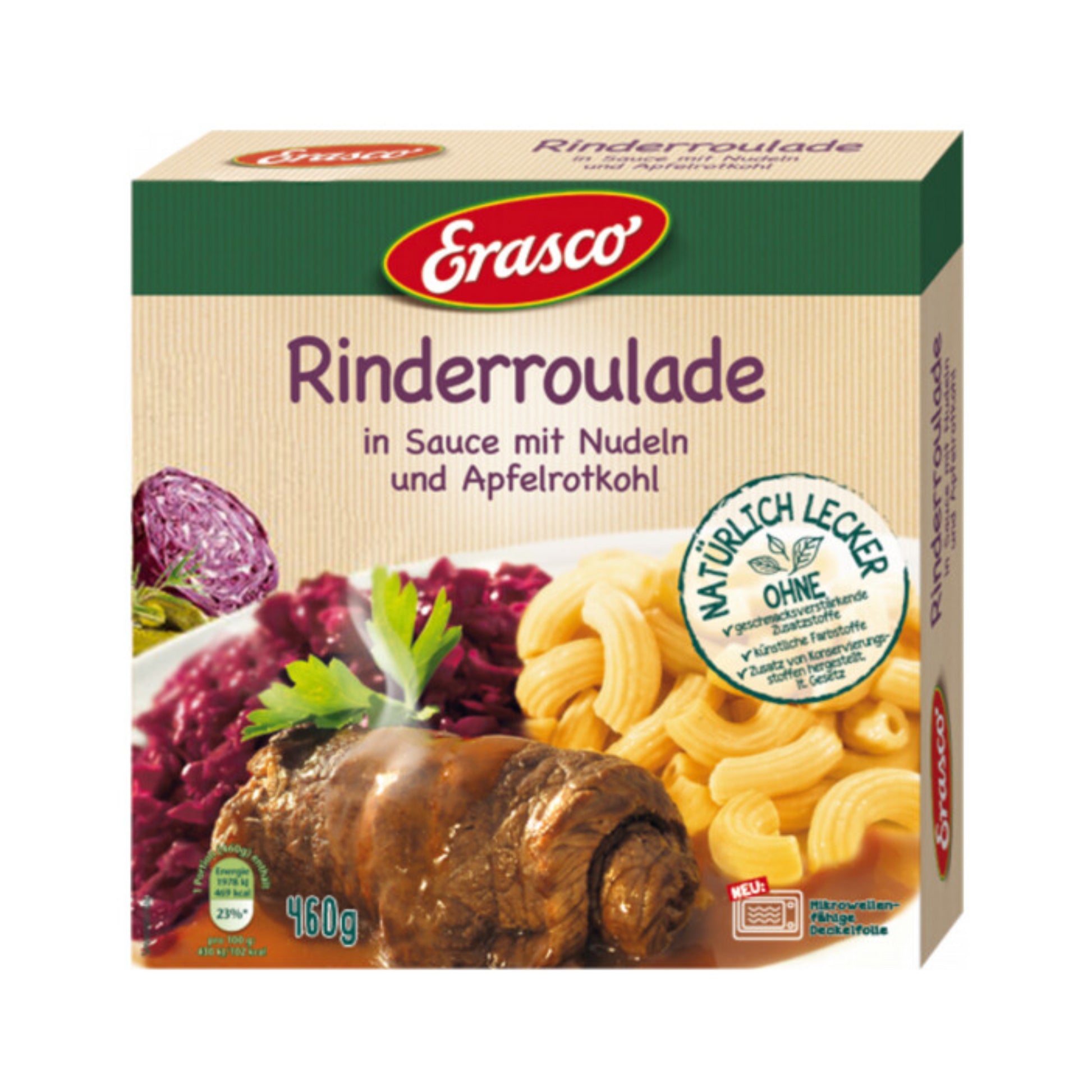 Erasco Menü Rinderroulade 460g foodpipe [Lebensmittel-Lieferservice Rostock]