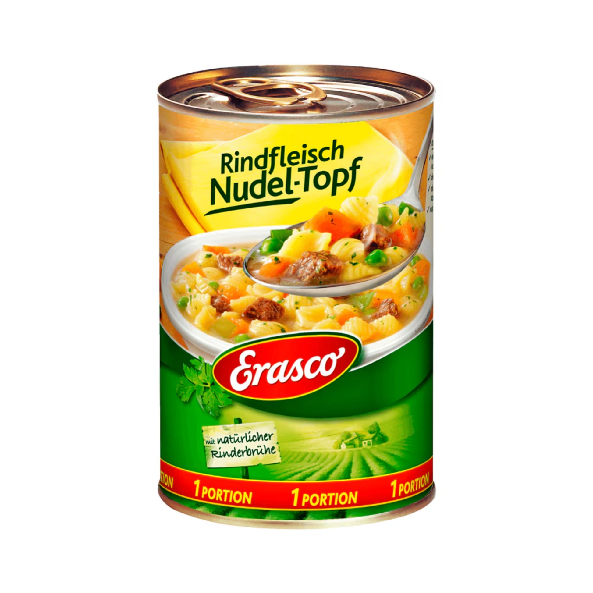 Erasco Rindfleisch Nudeltopf 400g foodpipe [Lebensmittel-Lieferservice Rostock]