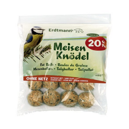 Erdtmanns Sommer Meisenknödel ohne Netz 20ST 1,6kg foodpipe [Lebensmittel-Lieferservice Rostock]