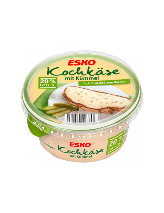 Esko Kochkäse mit Kümmel 20%Fett i.Tr.200g foodpipe [Lebensmittel-Lieferservice Rostock]