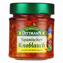 Feinkost Dittmann Knoblauch gehackt Chili 130g foodpipe [Lebensmittel-Lieferservice Rostock]