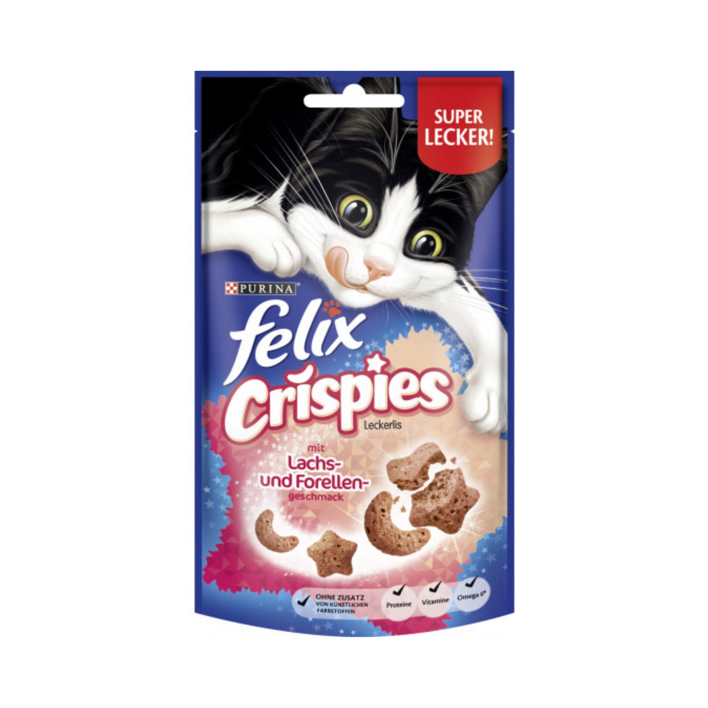 Felix Crispies mit Lachs&Forellengeschmack 45g foodpipe [Lebensmittel-Lieferservice Rostock]