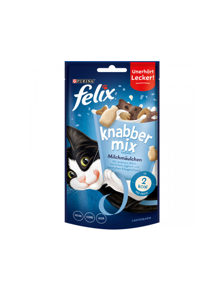 Felix Knabber Mix Milchmäulchen 60g foodpipe [Lebensmittel-Lieferservice Rostock]