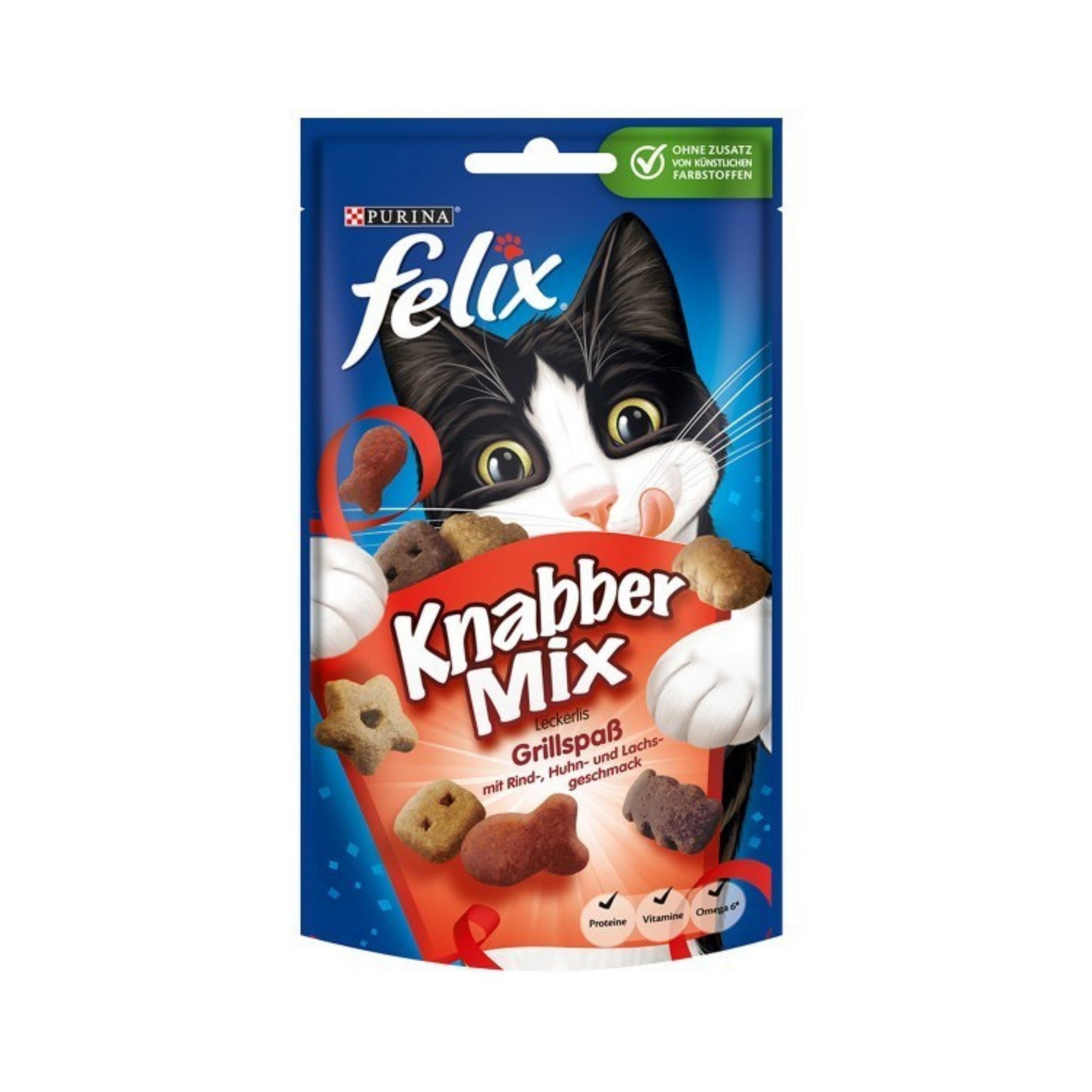 Felix Knabbermix Grillspaß Katzensnacks 60g foodpipe [Lebensmittel-Lieferservice Rostock]