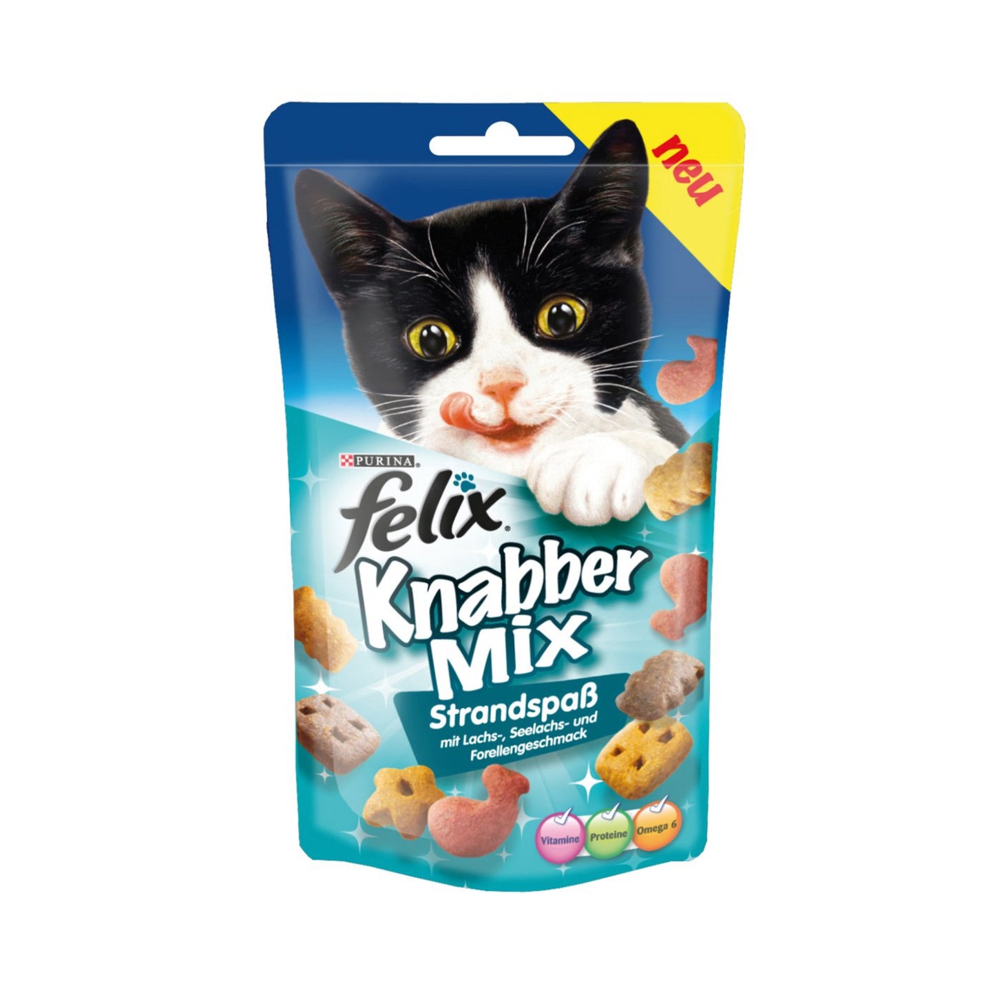 Felix Knabbermix Strandspaß Katzensnacks 60g foodpipe [Lebensmittel-Lieferservice Rostock]