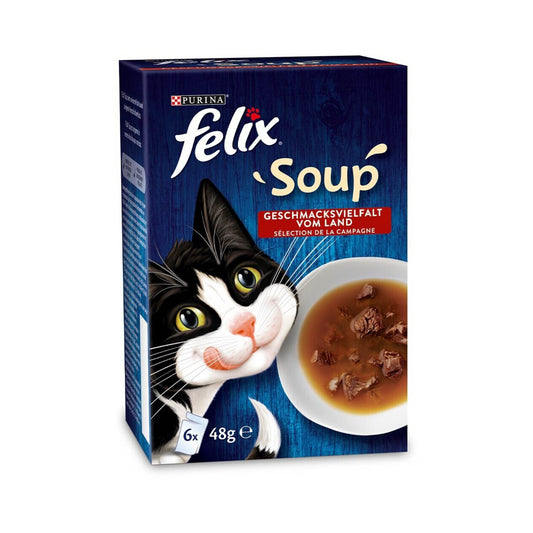 Felix Soup Geschmacksvielfalt vom Land 6x48g foodpipe [Lebensmittel-Lieferservice Rostock]