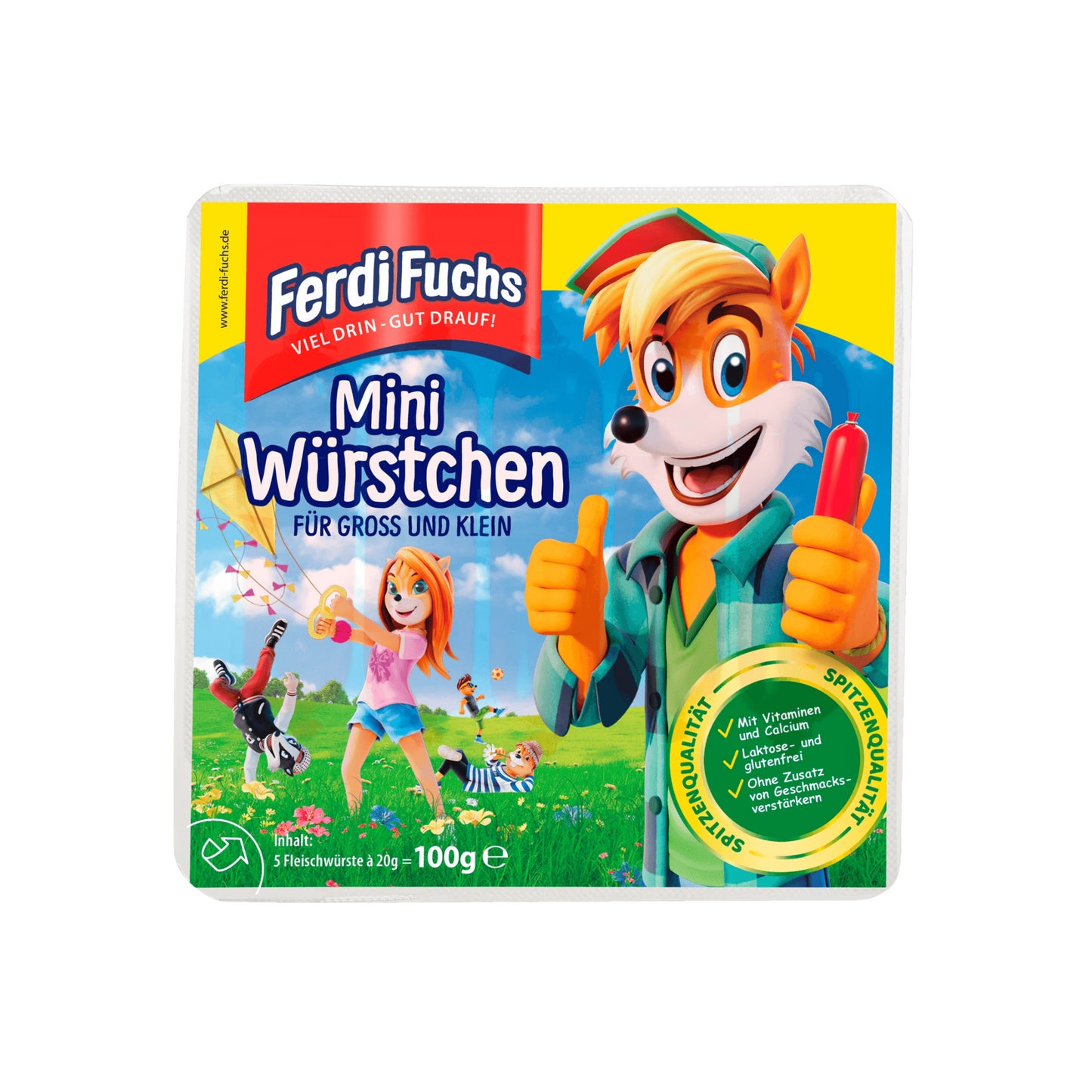 Ferdi Fuchs Mini-Würstchen 5x20g foodpipe [Lebensmittel-Lieferservice Rostock]