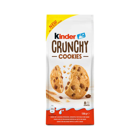 Ferrero Kinder Crunchy Cookies 136g foodpipe Rostock [Lebensmittel-Lieferservice Rostock]
