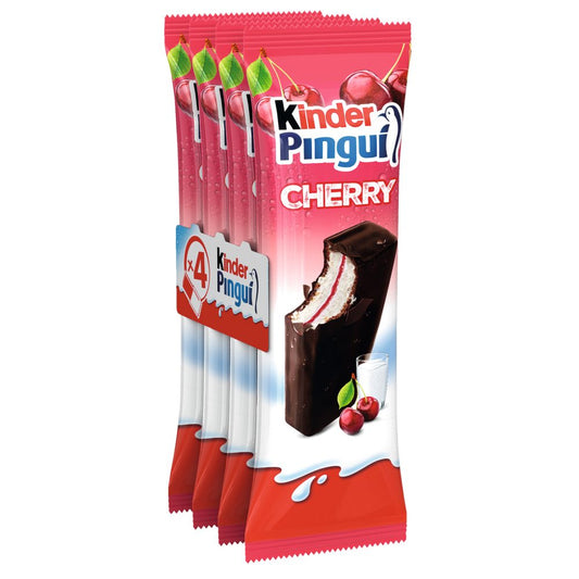 Ferrero Kinder Pingui Cherry 4x30g foodpipe [Lebensmittel-Lieferservice Rostock]