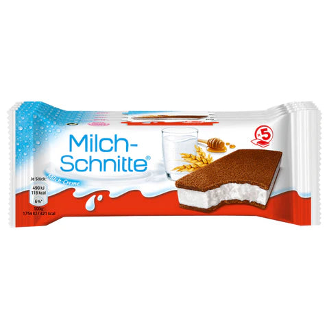 Ferrero Milch-Schnitte 5x28g foodpipe [Lebensmittel-Lieferservice Rostock]