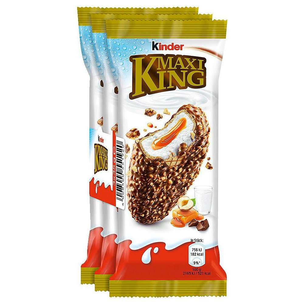 Ferrero kinder Maxi King 3x35g foodpipe [Lebensmittel-Lieferservice Rostock]