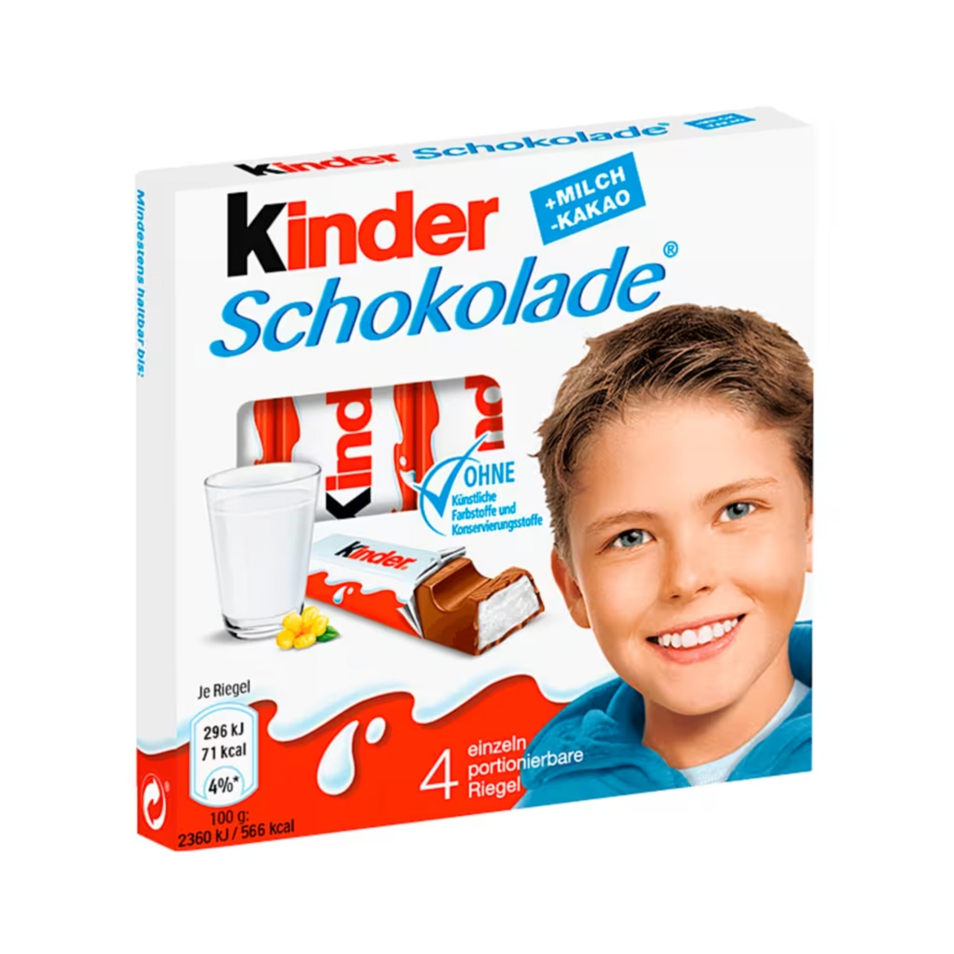 Ferrero kinder Schokolade 50g foodpipe [Lebensmittel-Lieferservice Rostock]
