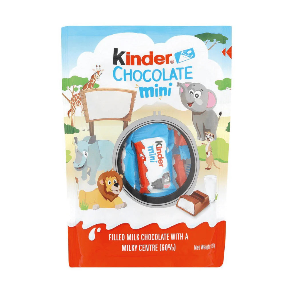 Ferrero kinder Schokolade mini 120g foodpipe [Lebensmittel-Lieferservice Rostock]